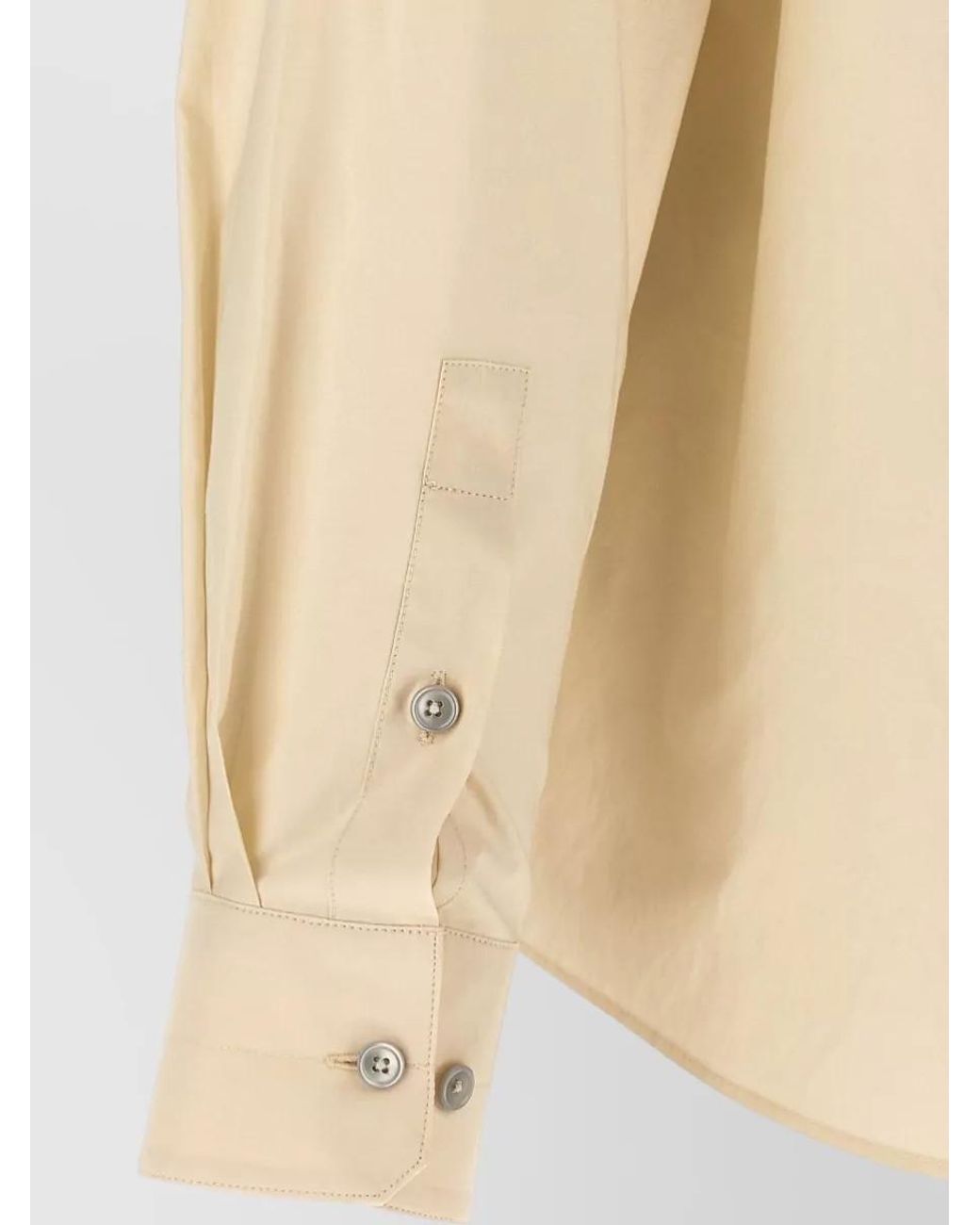Lemaire Natural Silk Blend Regular Shirt for men