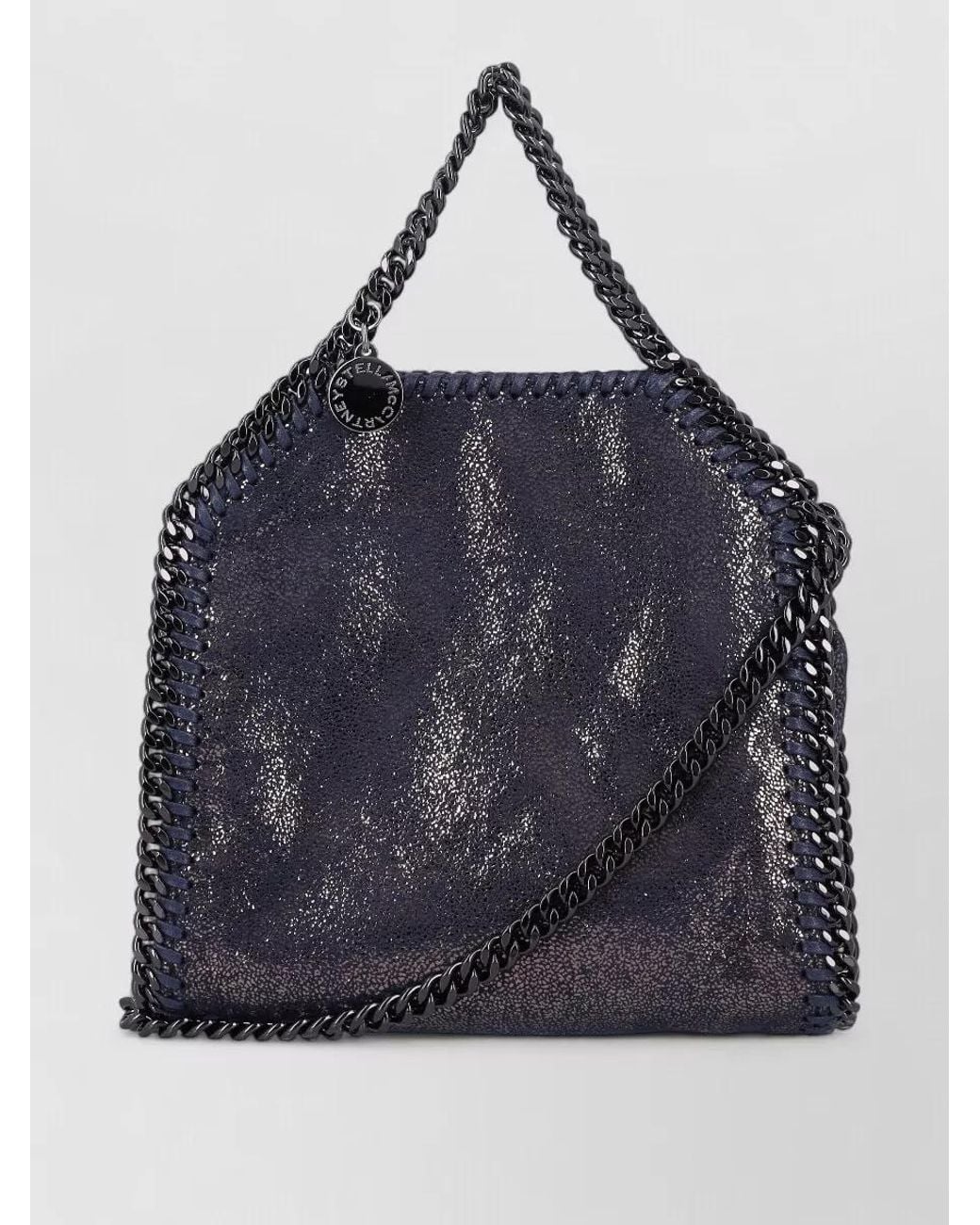 Stella McCartney Blue Falabella Tiny Shoulder Bag