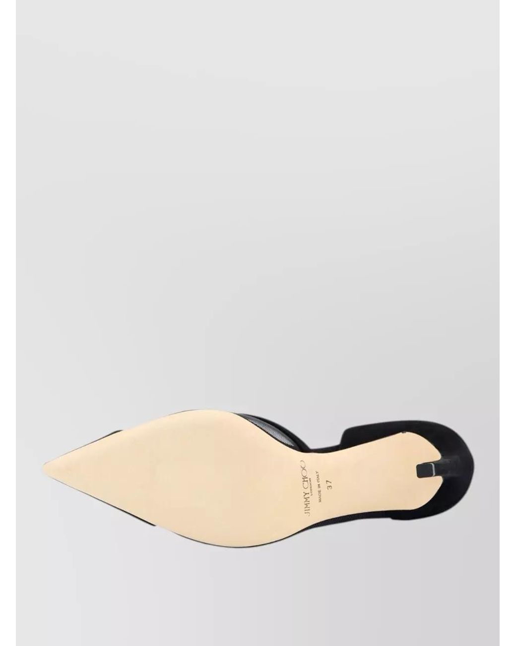 Jimmy Choo Black Suede Leather Pointed-Toe Pumps