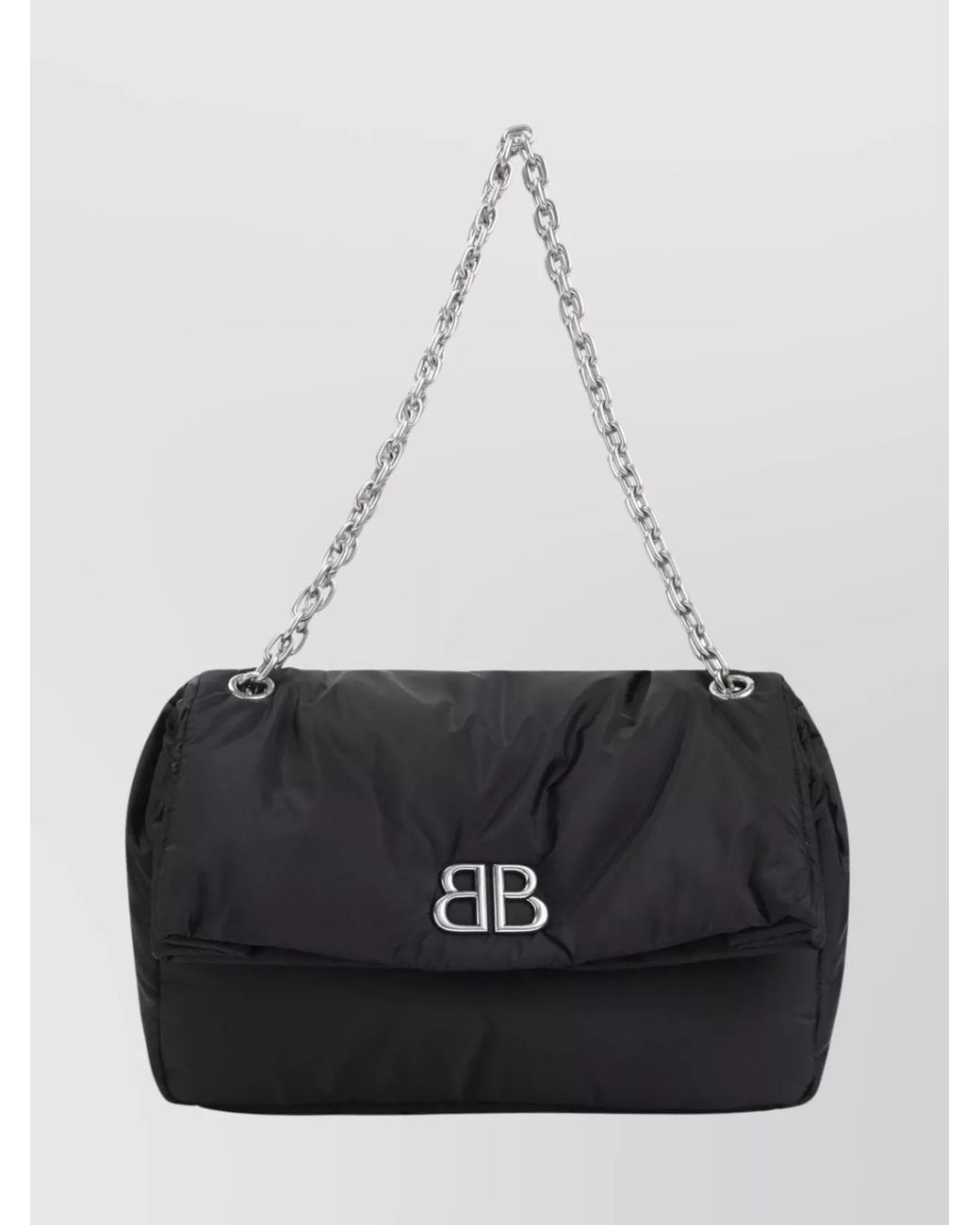 Balenciaga Black Medium Monaco Shoulder Bag
