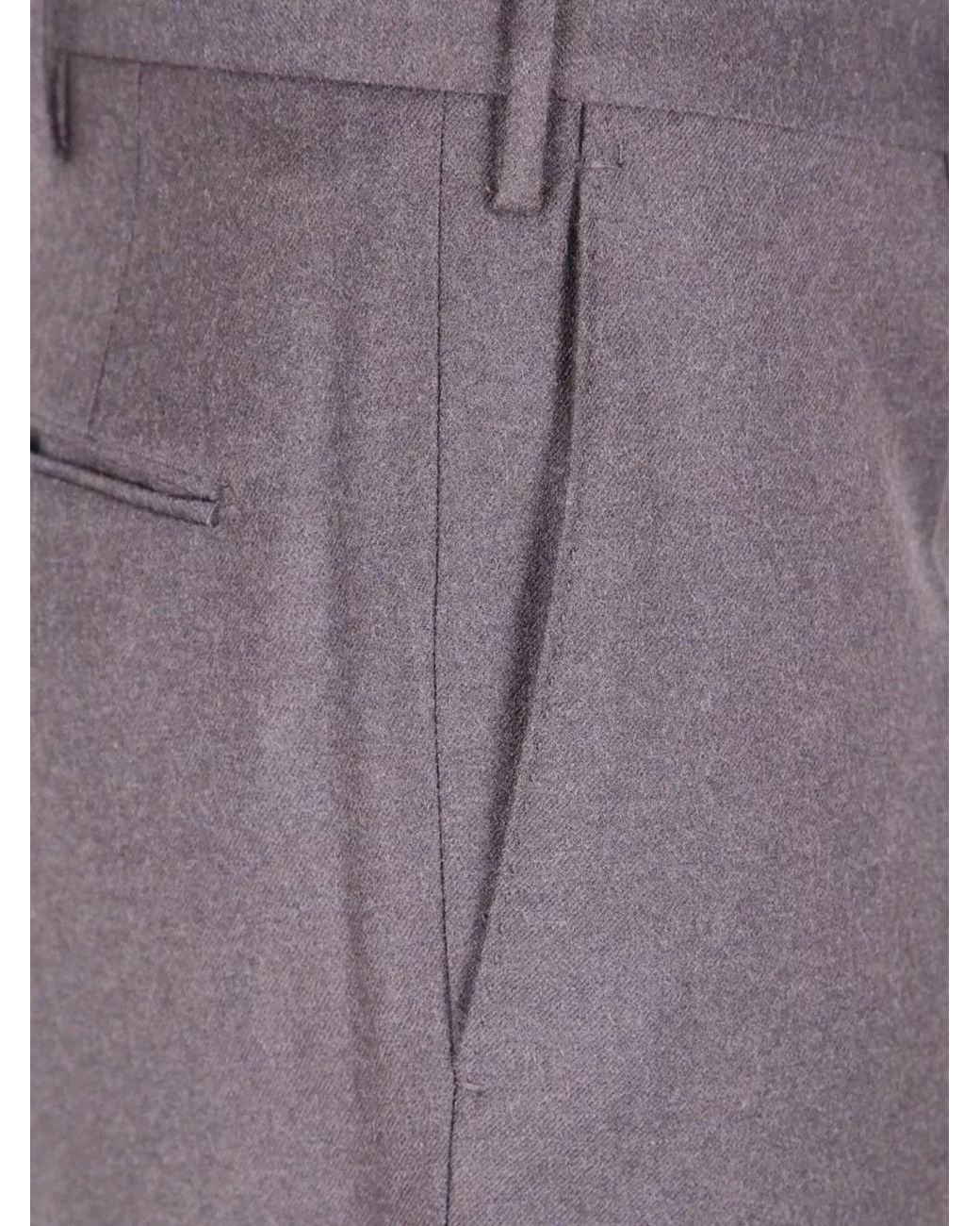 Incotex Purple Slim-Fit Tailored Trousers for men