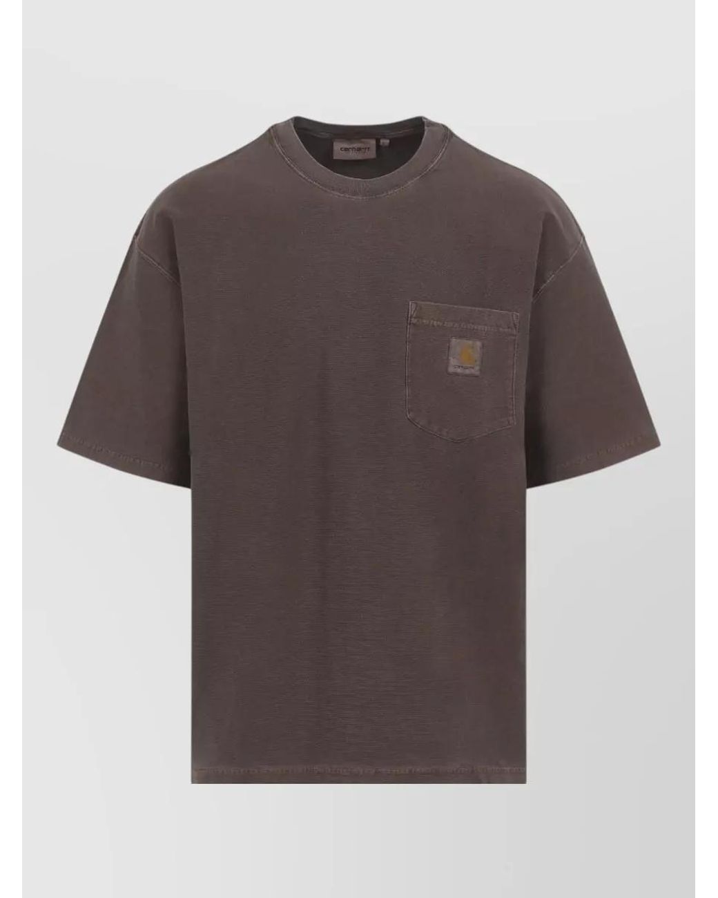 Carhartt Gray Organic Cotton Loose-Fit Crew-Neck Short-Sleeve T-Shirt for men