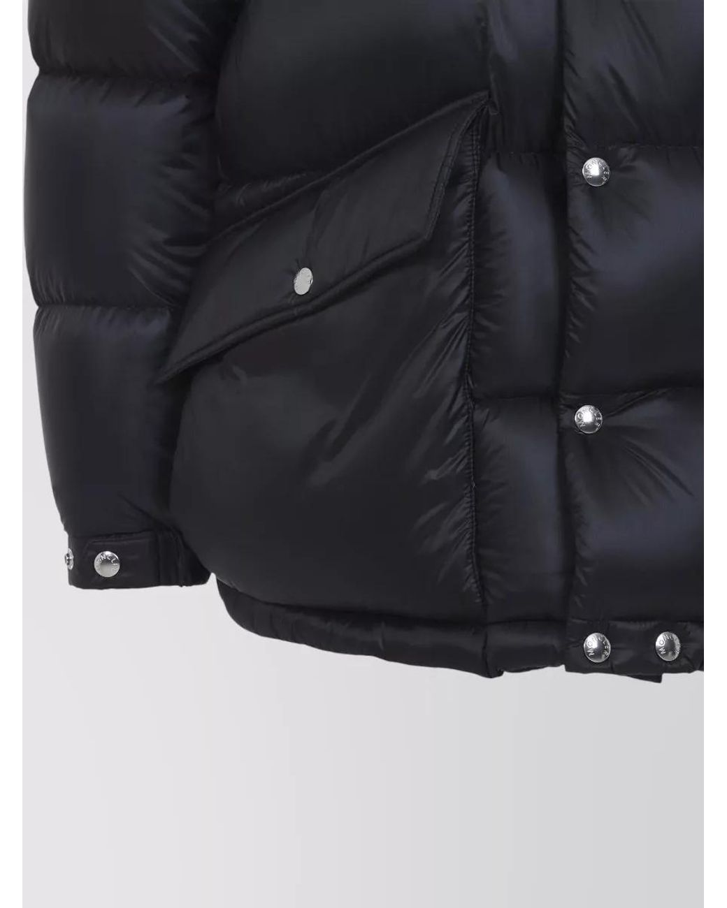 Moncler Black Down Hooded Puffer Jacket for men