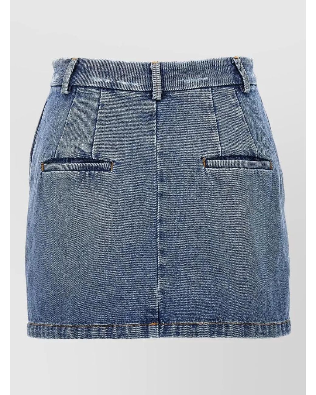 ARMARIUM Blue Denim Mini Skirt