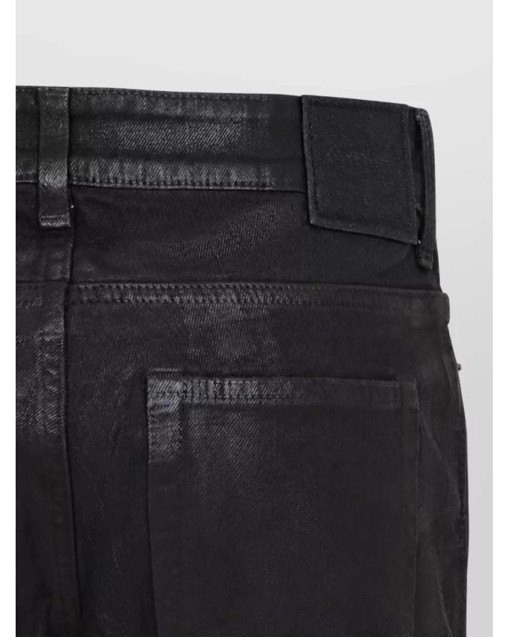 Acne Blue High-Rise Straight-Leg Denim Jeans