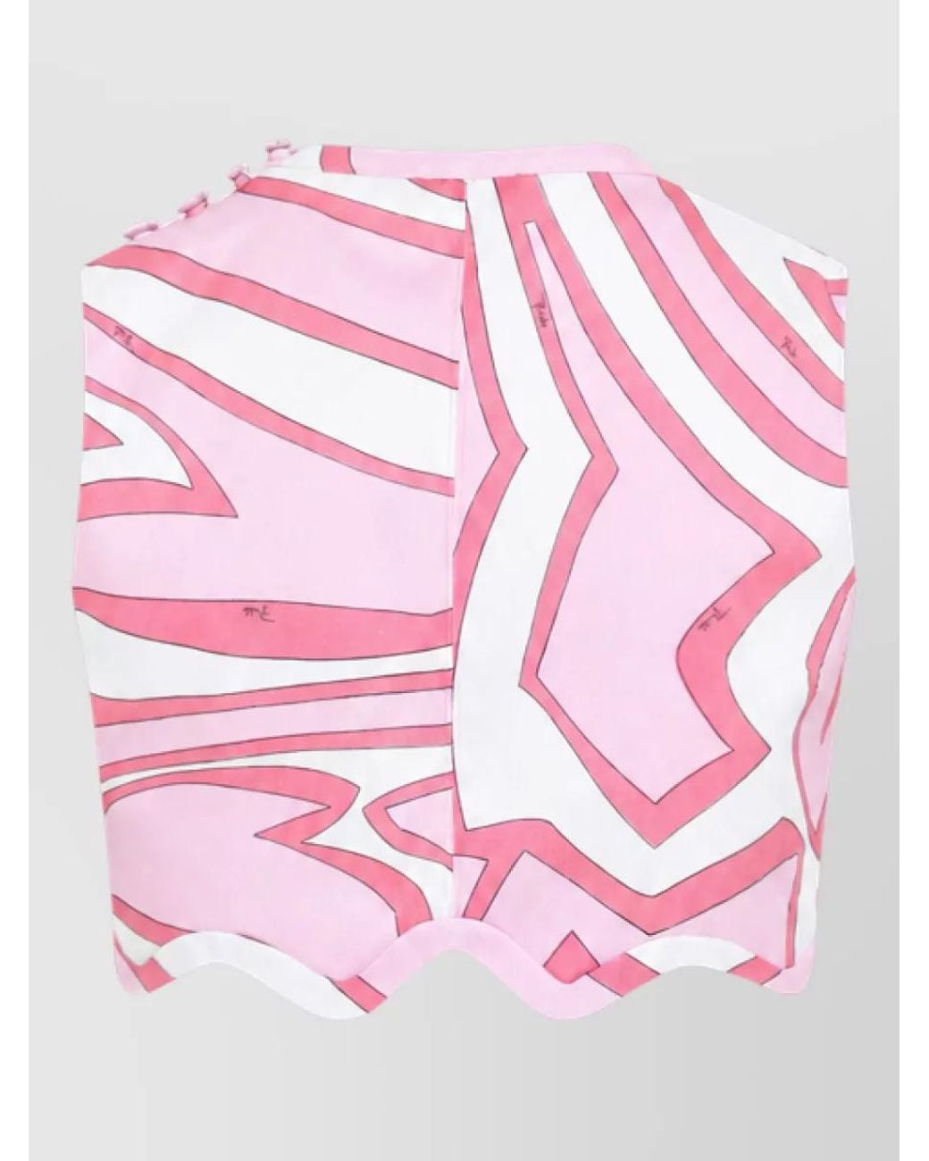 Emilio Pucci Pink Sleeveless Cropped Top