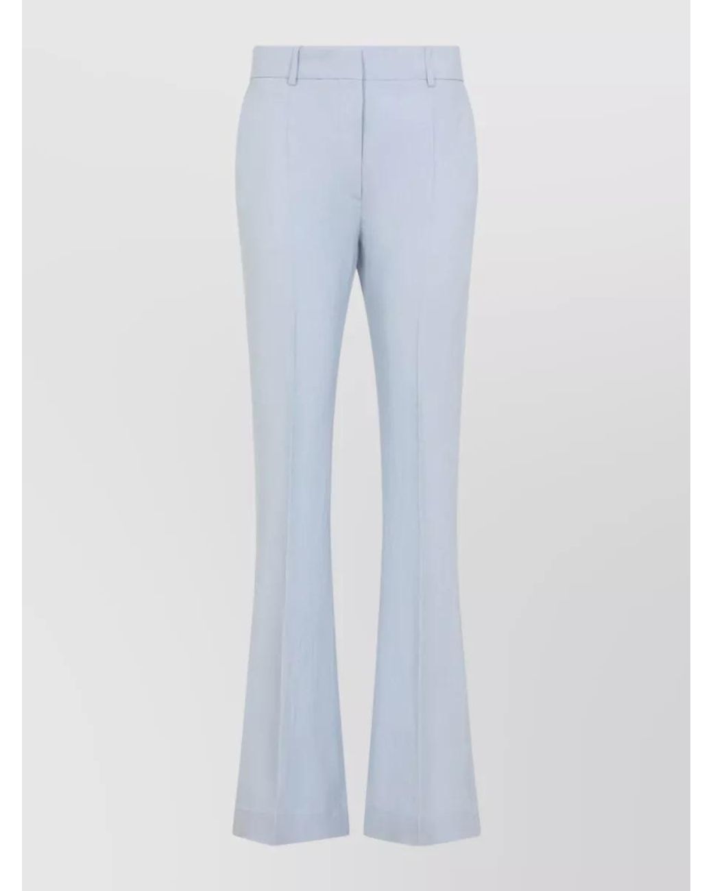 Sportmax Blue Slim-Fit Flared Trousers