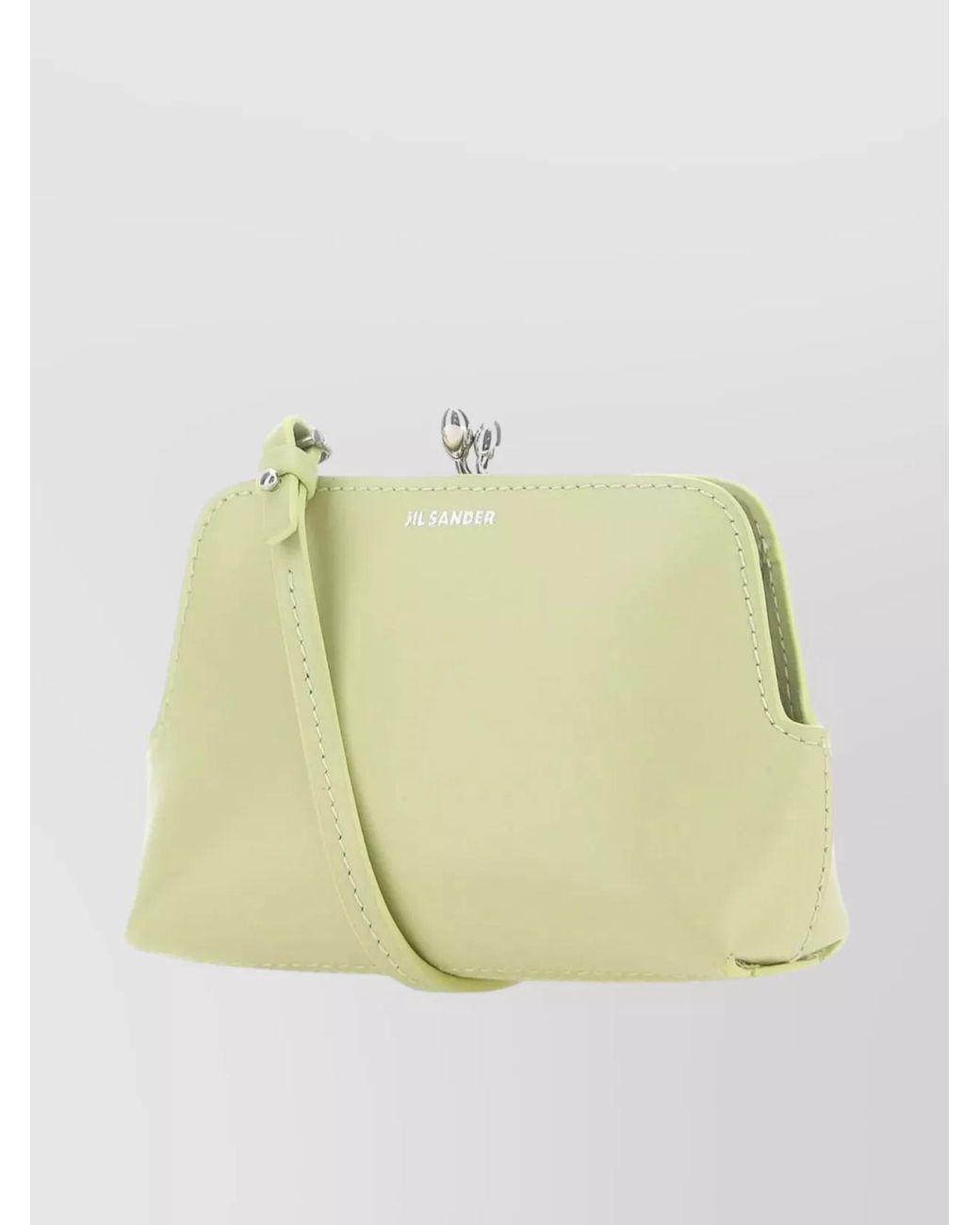 Jil Sander Natural Goji Micro Leather Crossbody Bag