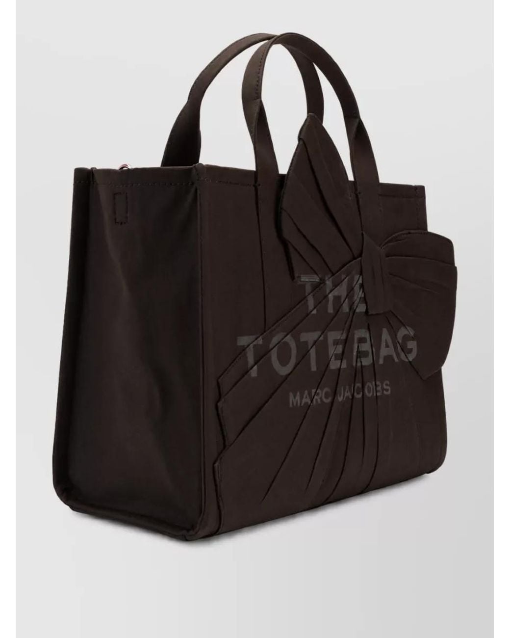 Marc Jacobs Black The Tote Bag Medium Cotton Tote Bag