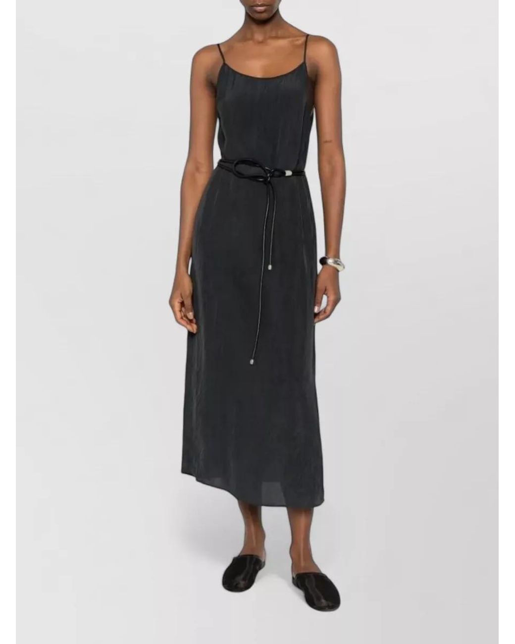 Uma Wang Blue Anaya Midi Dress
