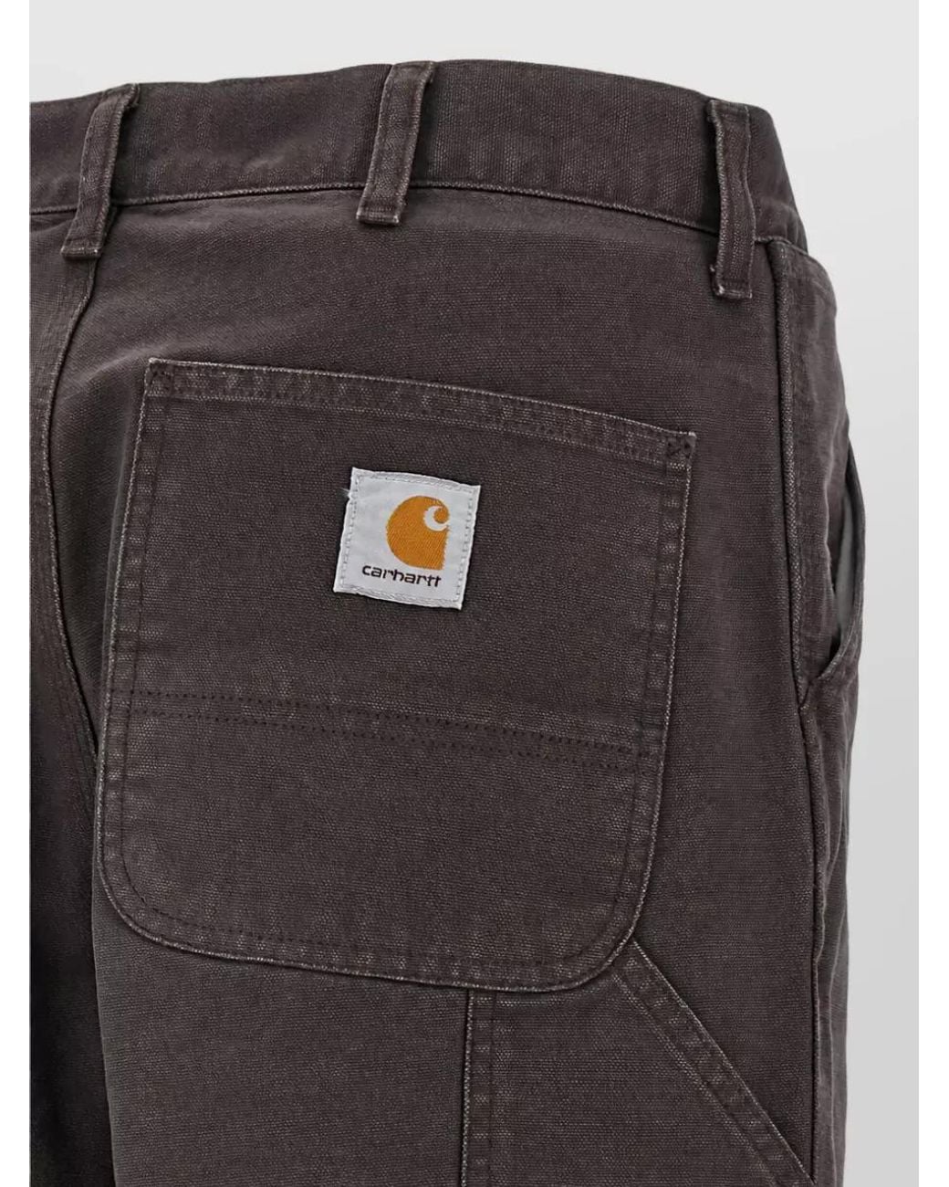 Carhartt Gray Single Knee Straight-Leg Trousers for men