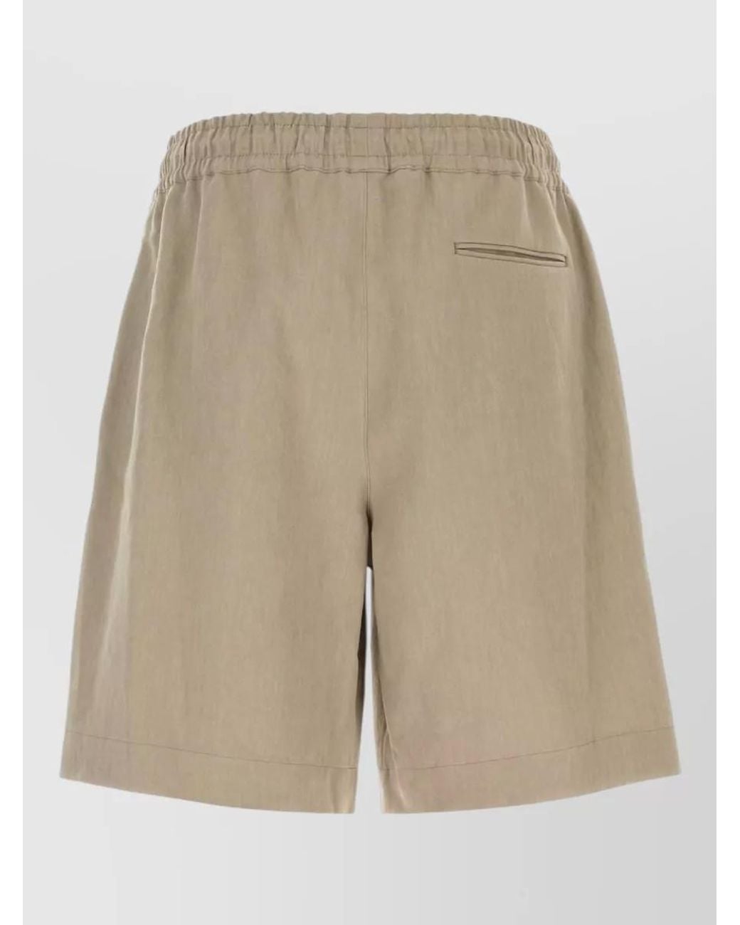 Giorgio Armani Natural Linen Chino Shorts for men