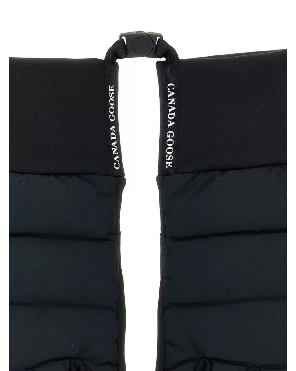 Canada Goose Black Padded Gloves for men