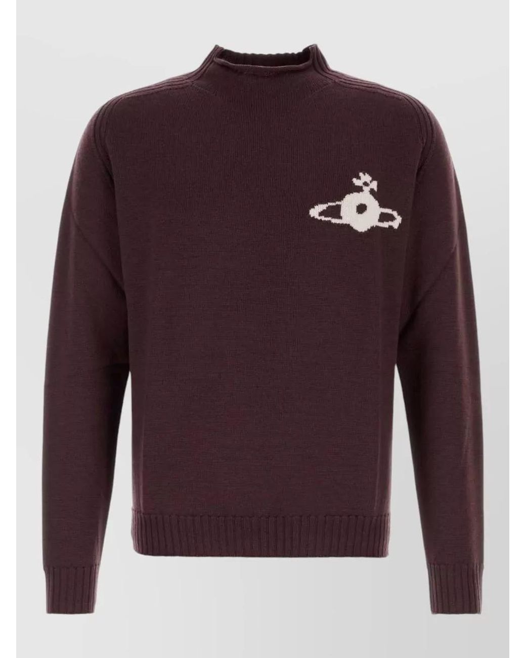 Vivienne Westwood Purple Wool Fisherman Sweater for men