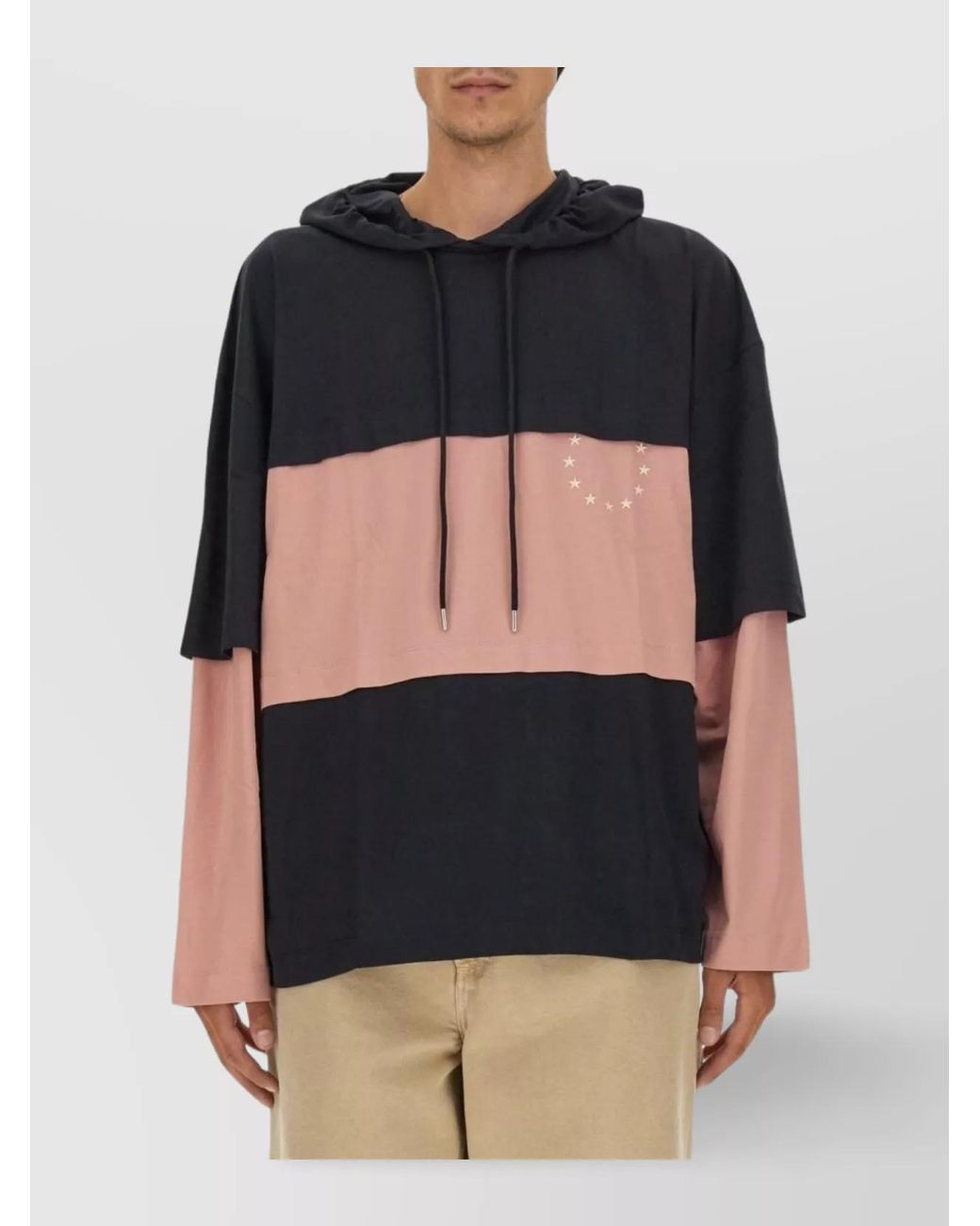 Etudes Studio White Oversized Hoodie for men