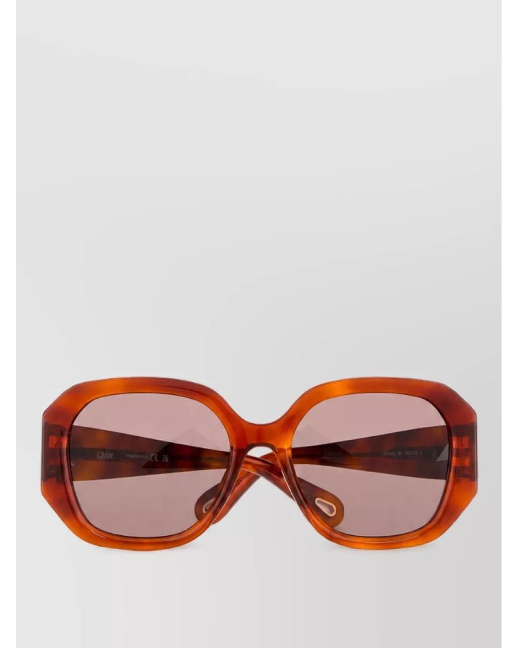 Chloé Red Acetate Sunglasses