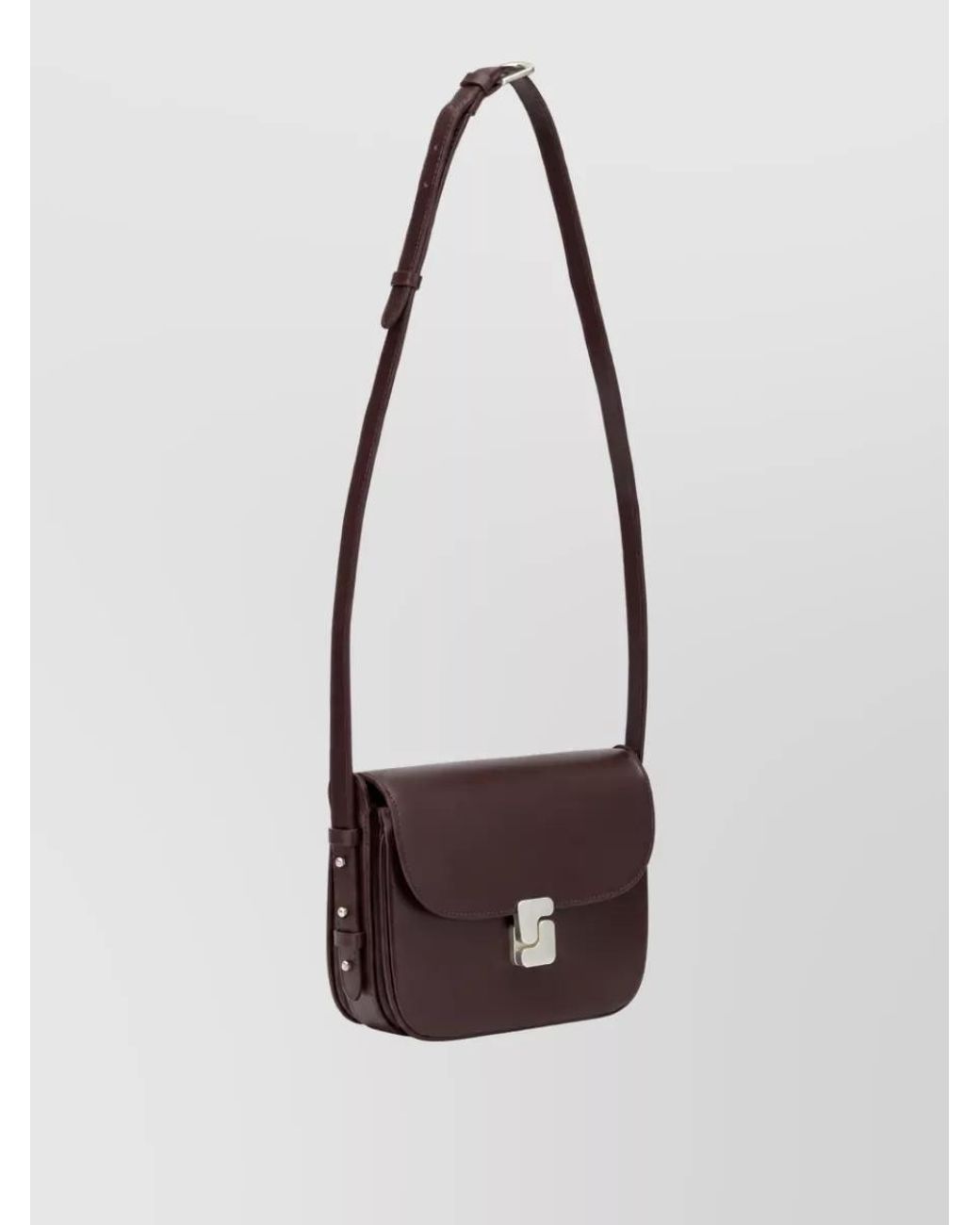 Soeur Purple Leather Bellissima Small Shoulder Bag