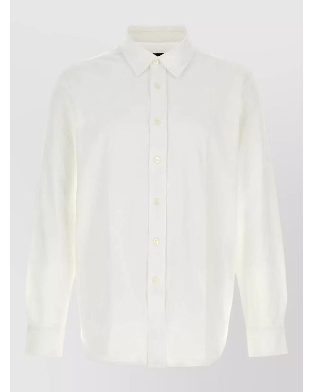 Brioni White Cotton Shirt for men