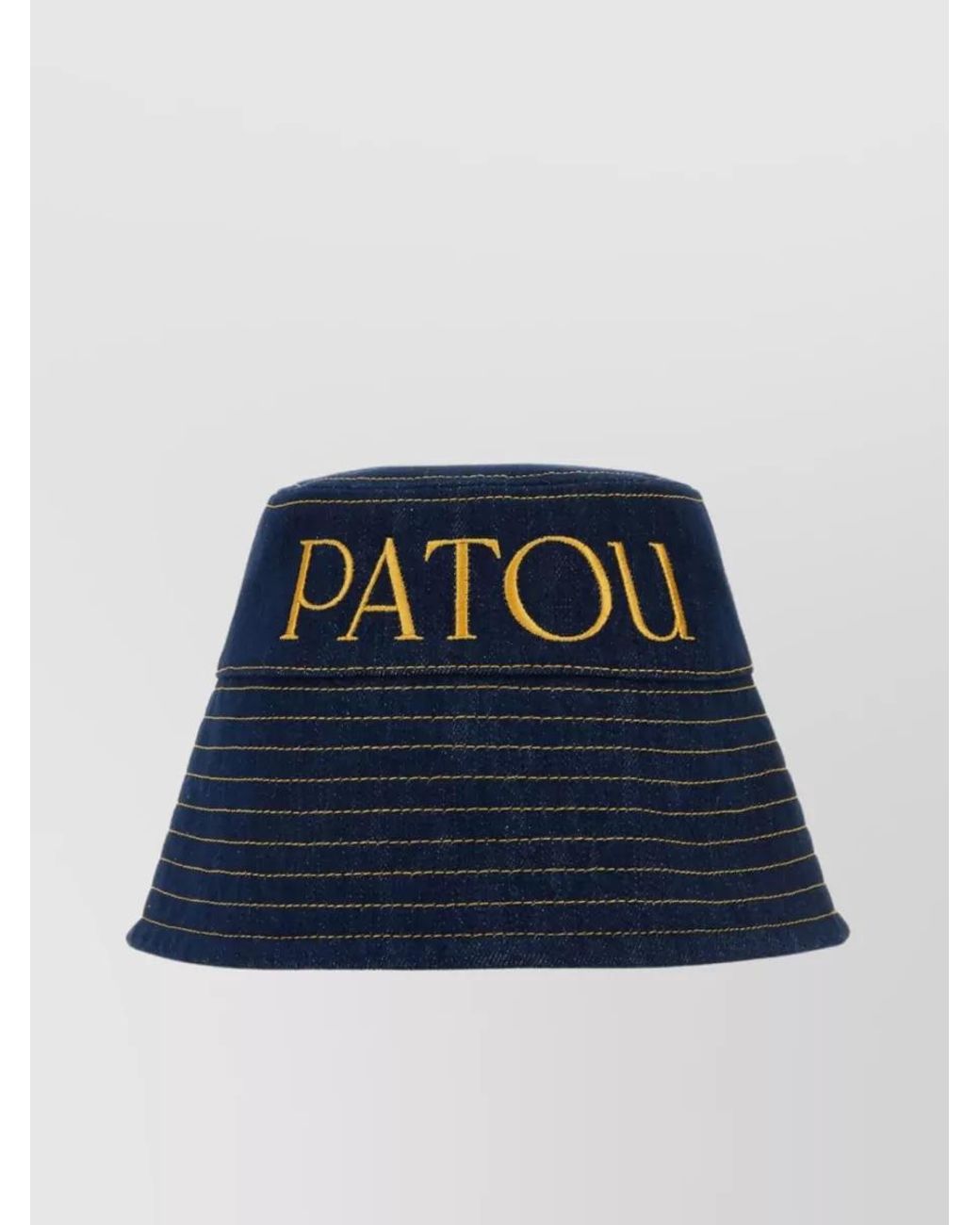Patou Blue Denim Bucket Hat