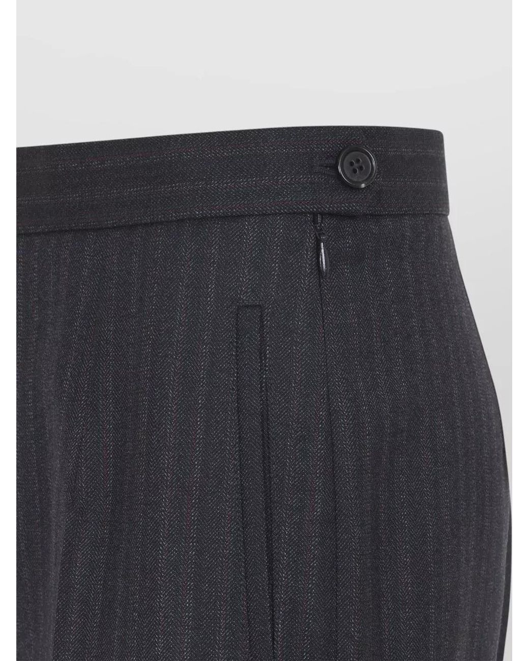 Jil Sander Blue Pinstriped Slim-Fit Tapered Suit Trousers