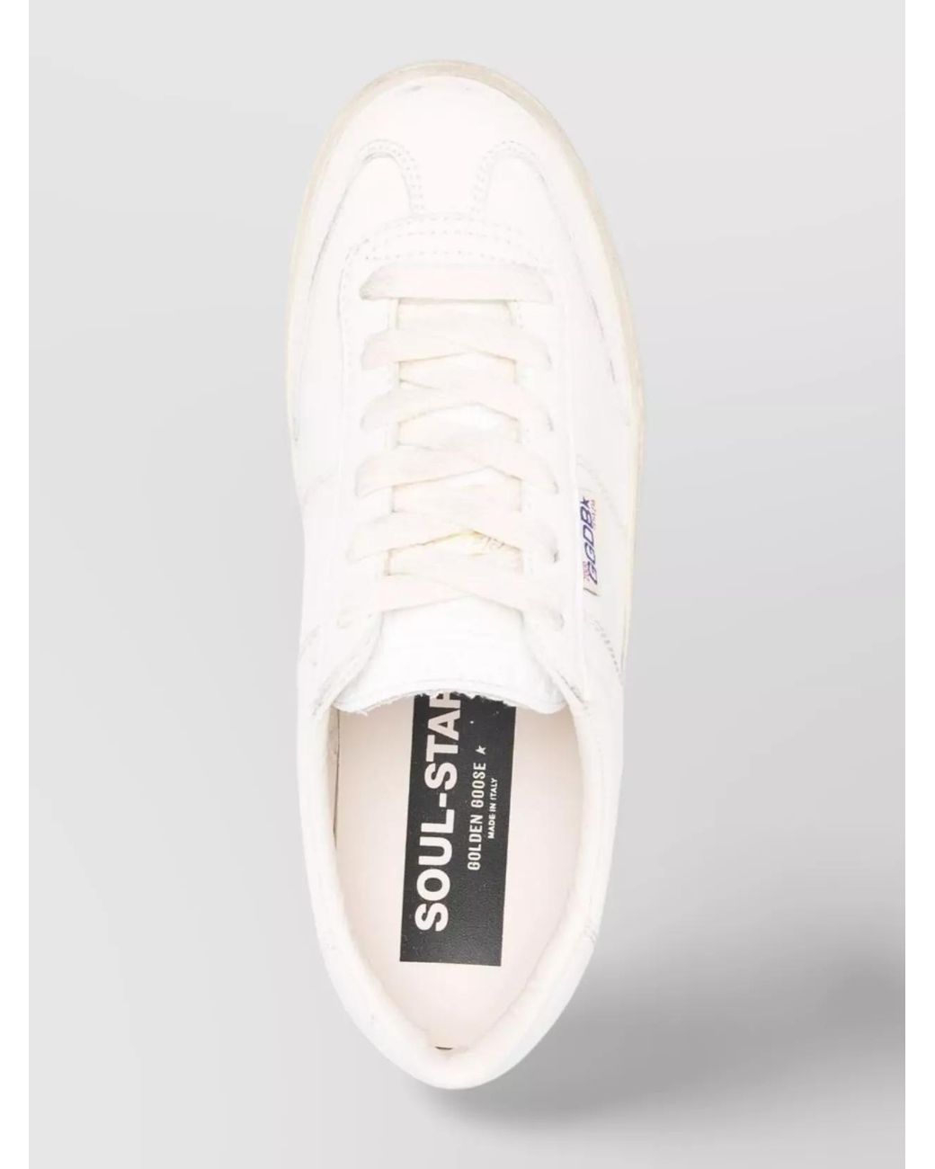 Golden Goose Deluxe Brand White Leather Low-Top Sneakers