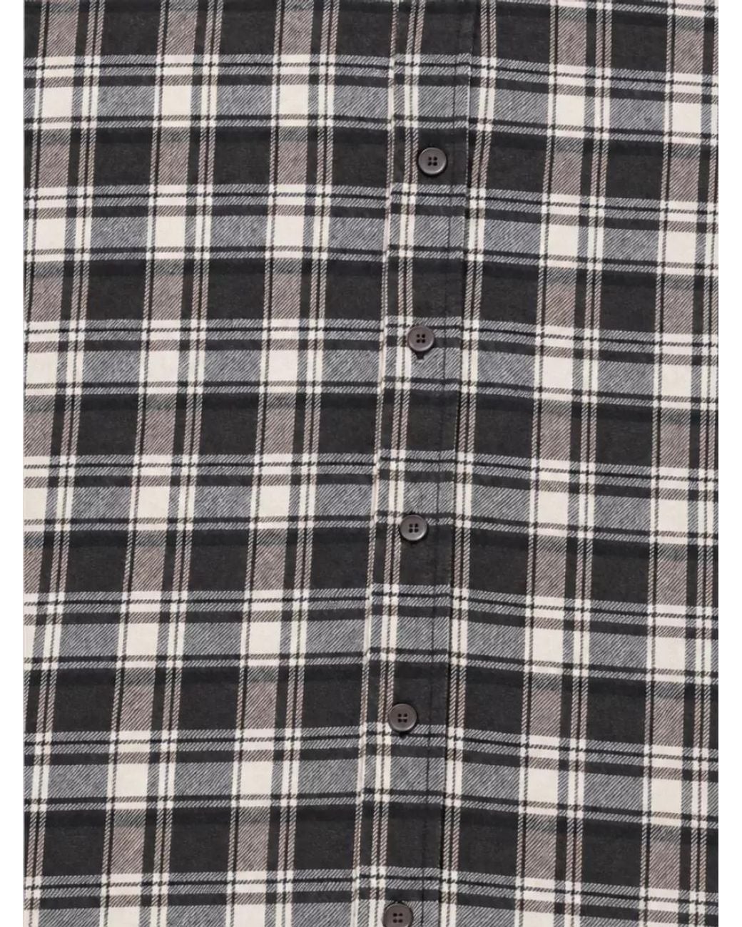 Laneus Gray Virgin Wool Shirt