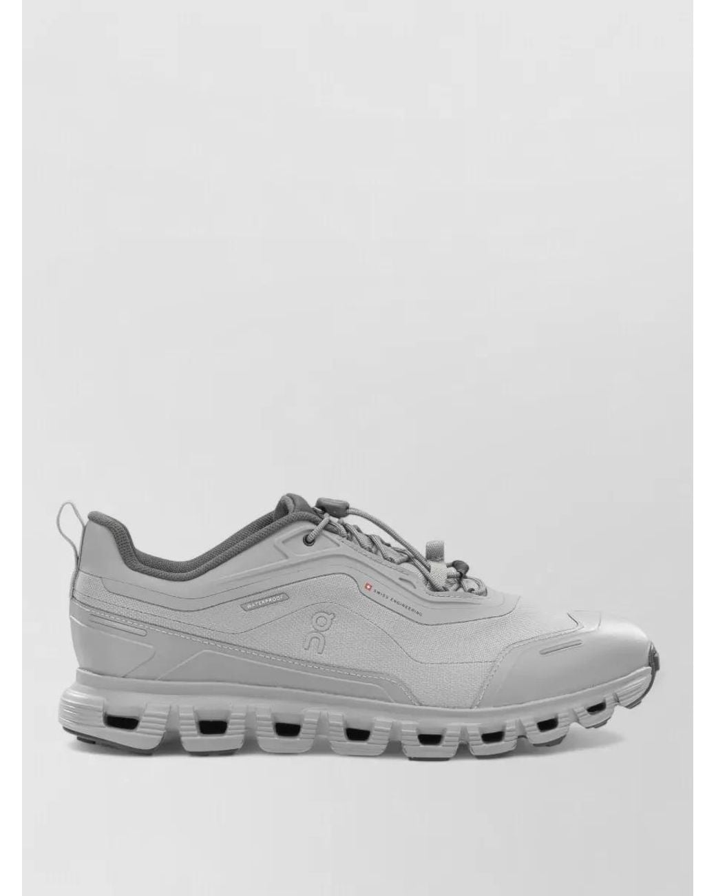 On Shoes Gray Waterproof Low-Top Sneakers for men