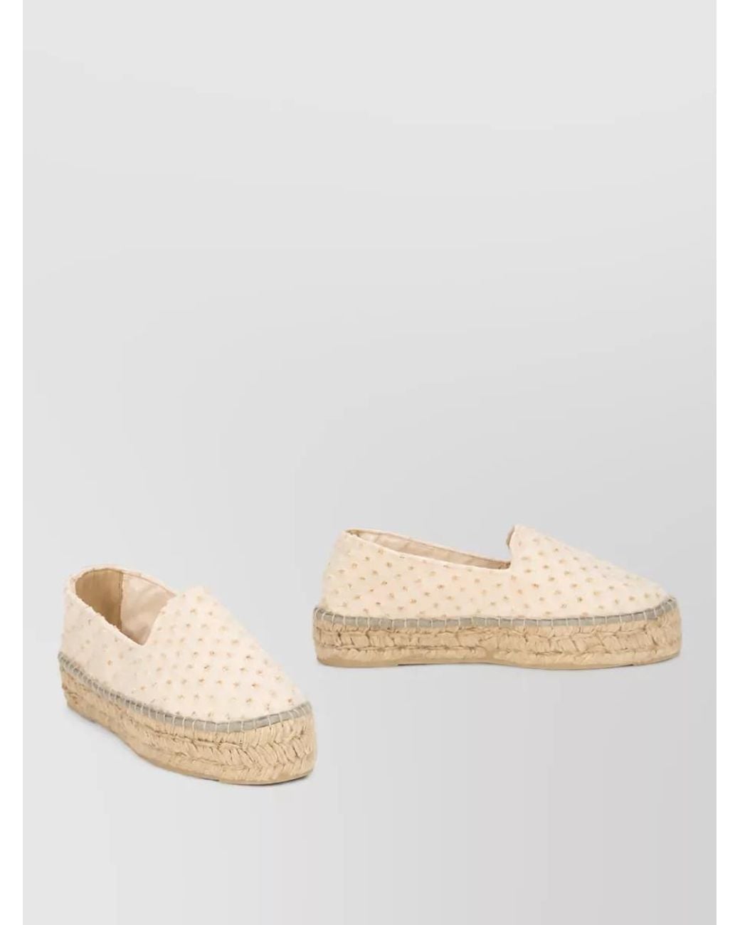 Manebí Natural Raffia Platform Espadrilles