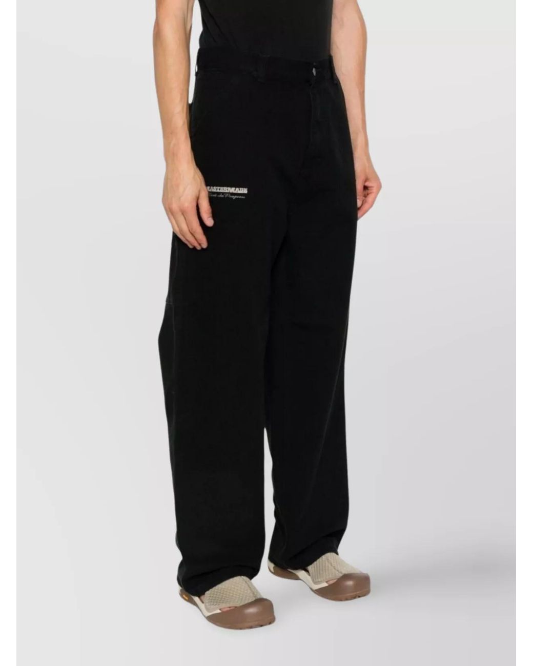 Carhartt Black Og Single Knee Graphic Trousers for men