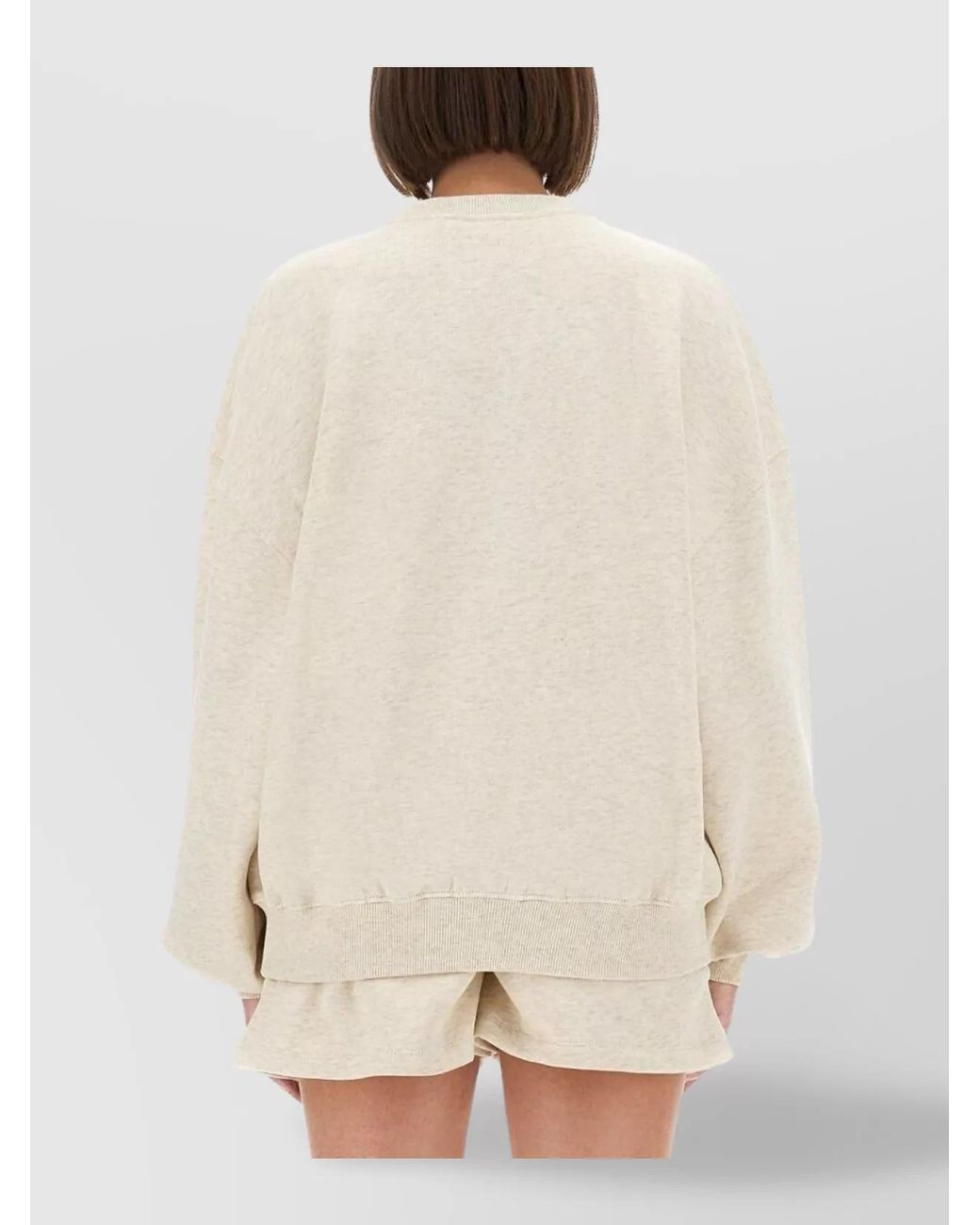 ROTATE BIRGER CHRISTENSEN Natural Organic Cotton Sweatshirt