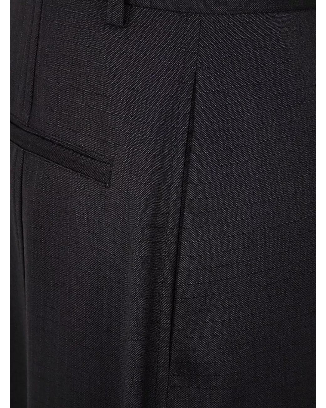Jil Sander Blue Relaxed-Fit Wool Straight-Leg Trousers for men