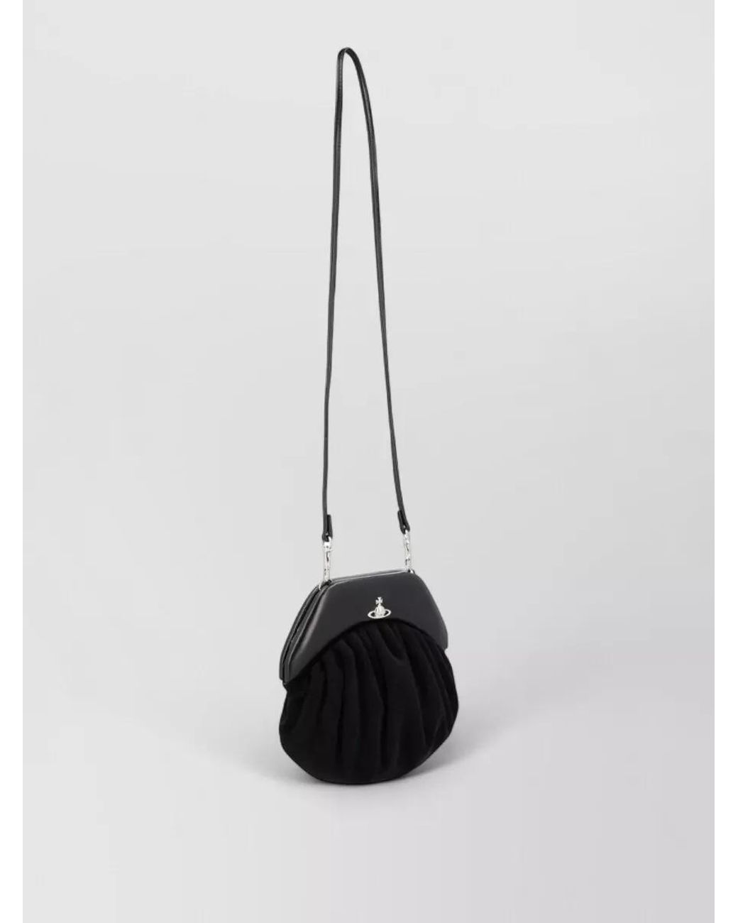 Vivienne Westwood White Calf Leather Cross-Body Bag