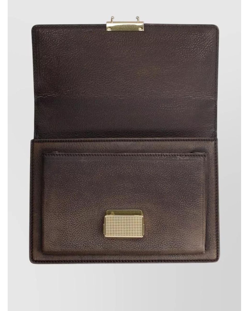 Golden Goose Deluxe Brand Brown Na Calf Leather Cross-Body Bag