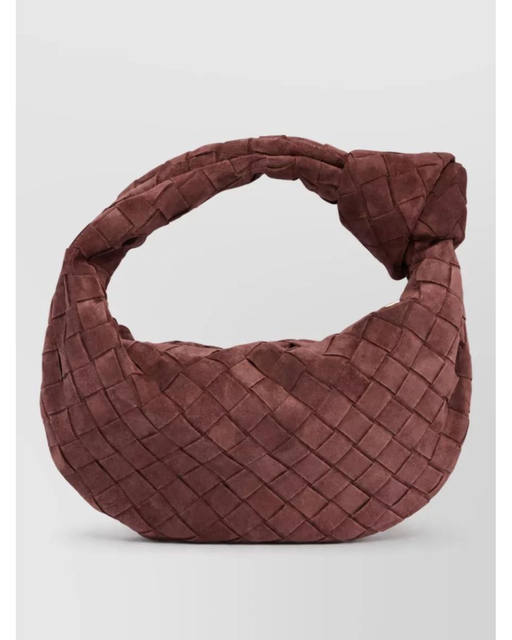 Bottega Veneta Red Mini Jodie Leather Clutch Bag