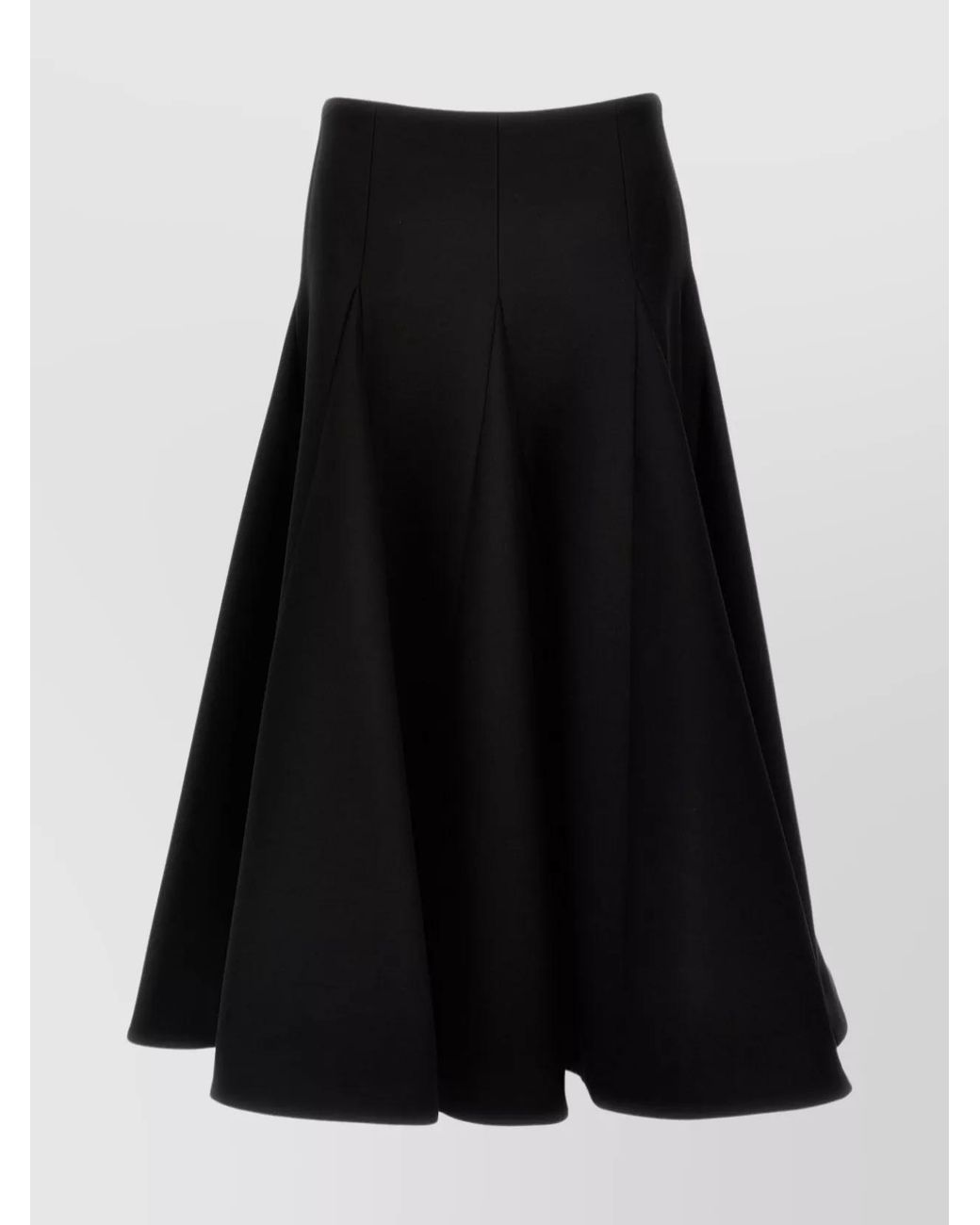 Valentino Garavani Black Pleated Skirt
