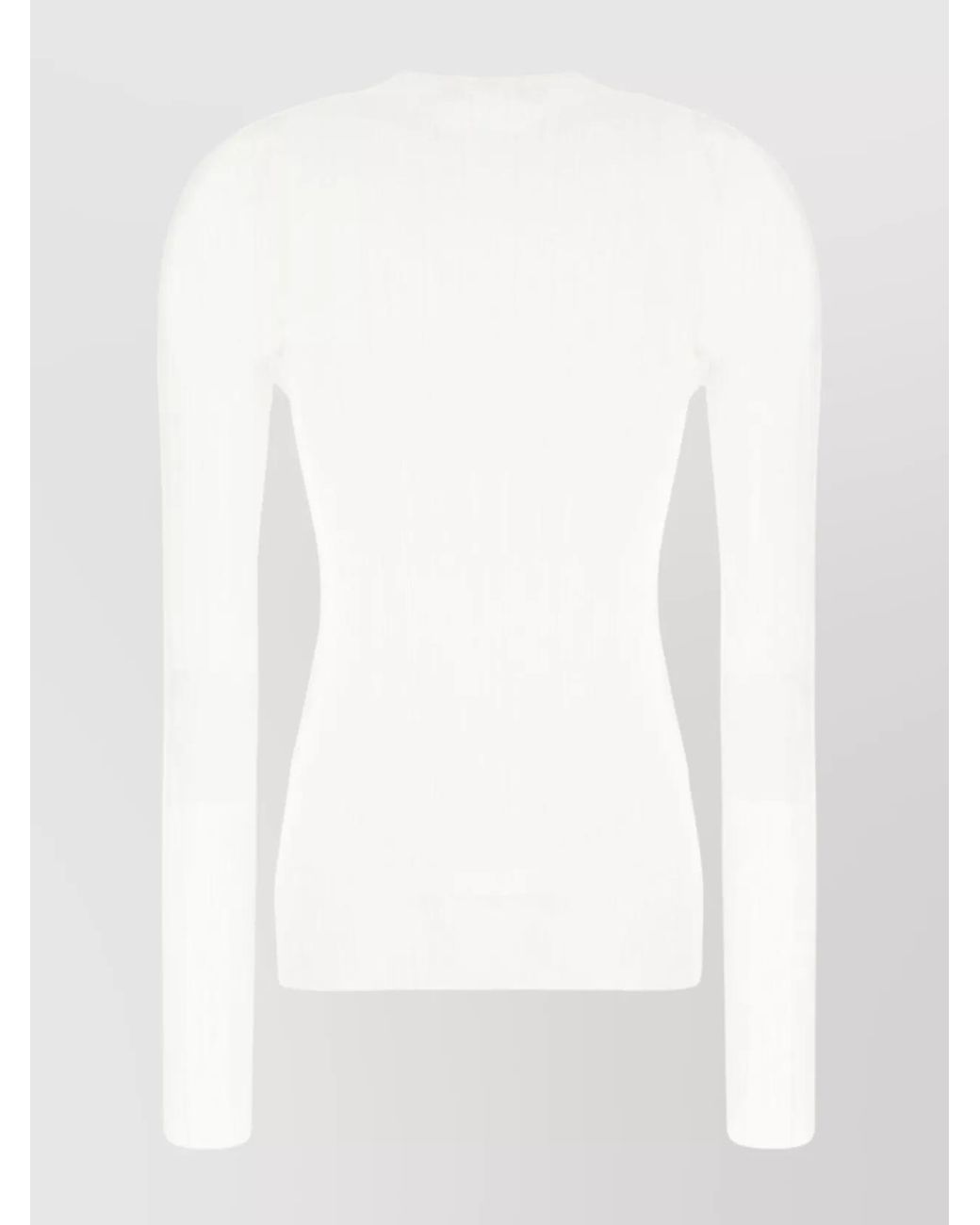 Sportmax White Stretch Nylon Top