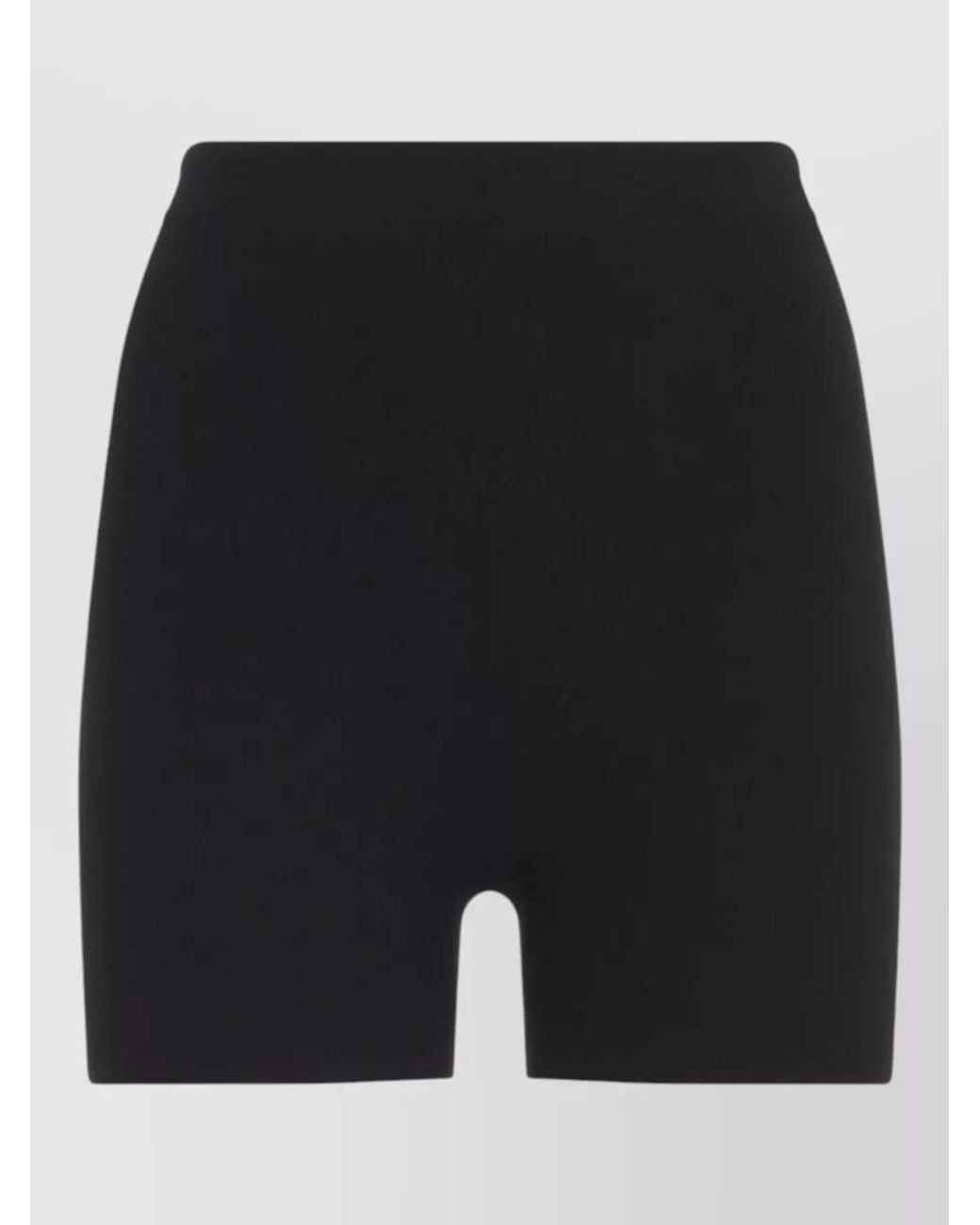 Wolford Black Seamless High-Rise Mid-Thigh Shaping Shorts