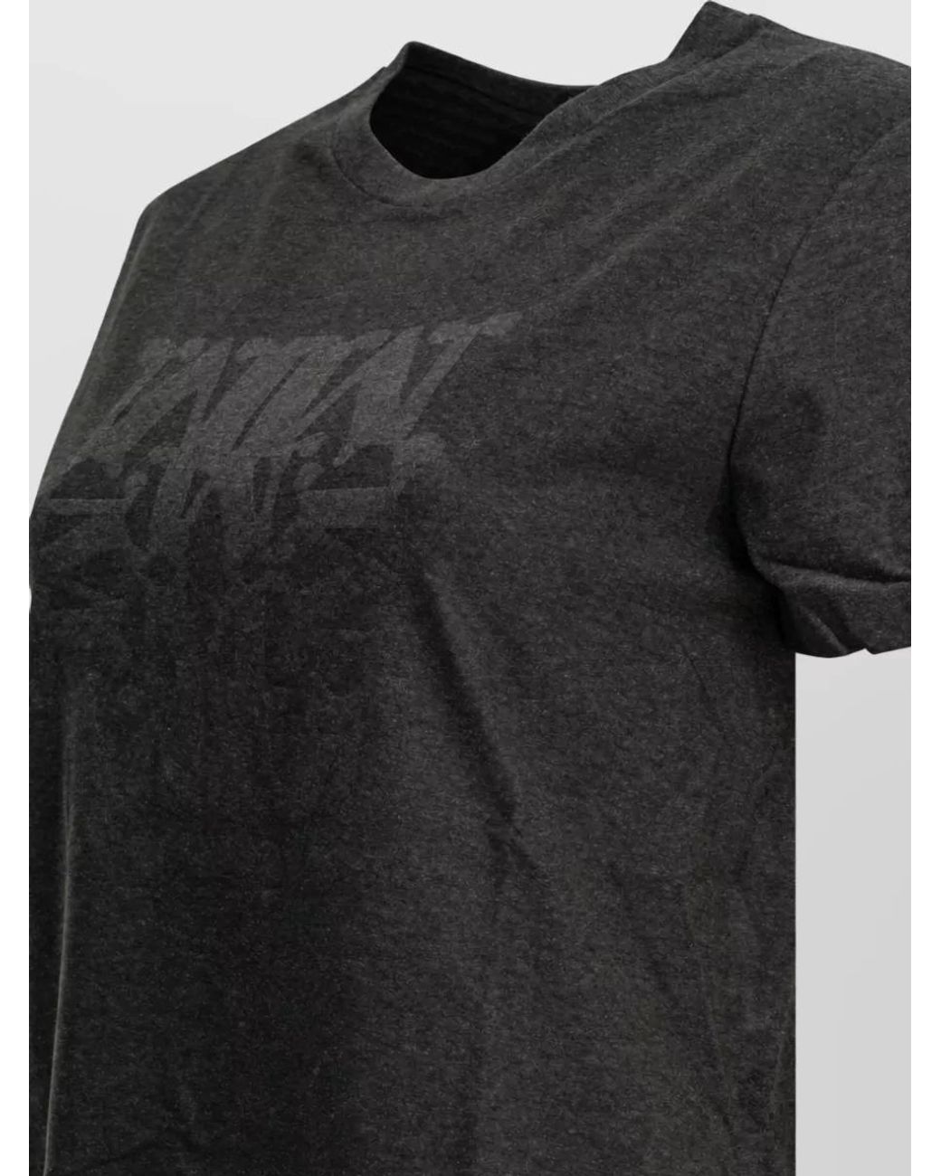 Max Mara Black Logo-Print Crewneck T-Shirt