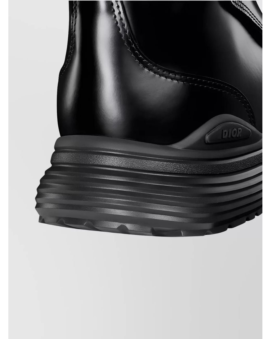 Dior Black Leather Boots for men