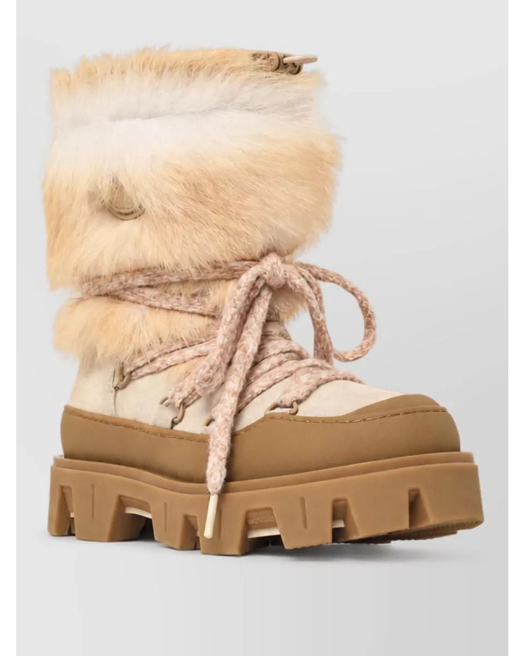 Moncler Natural Leather Boots