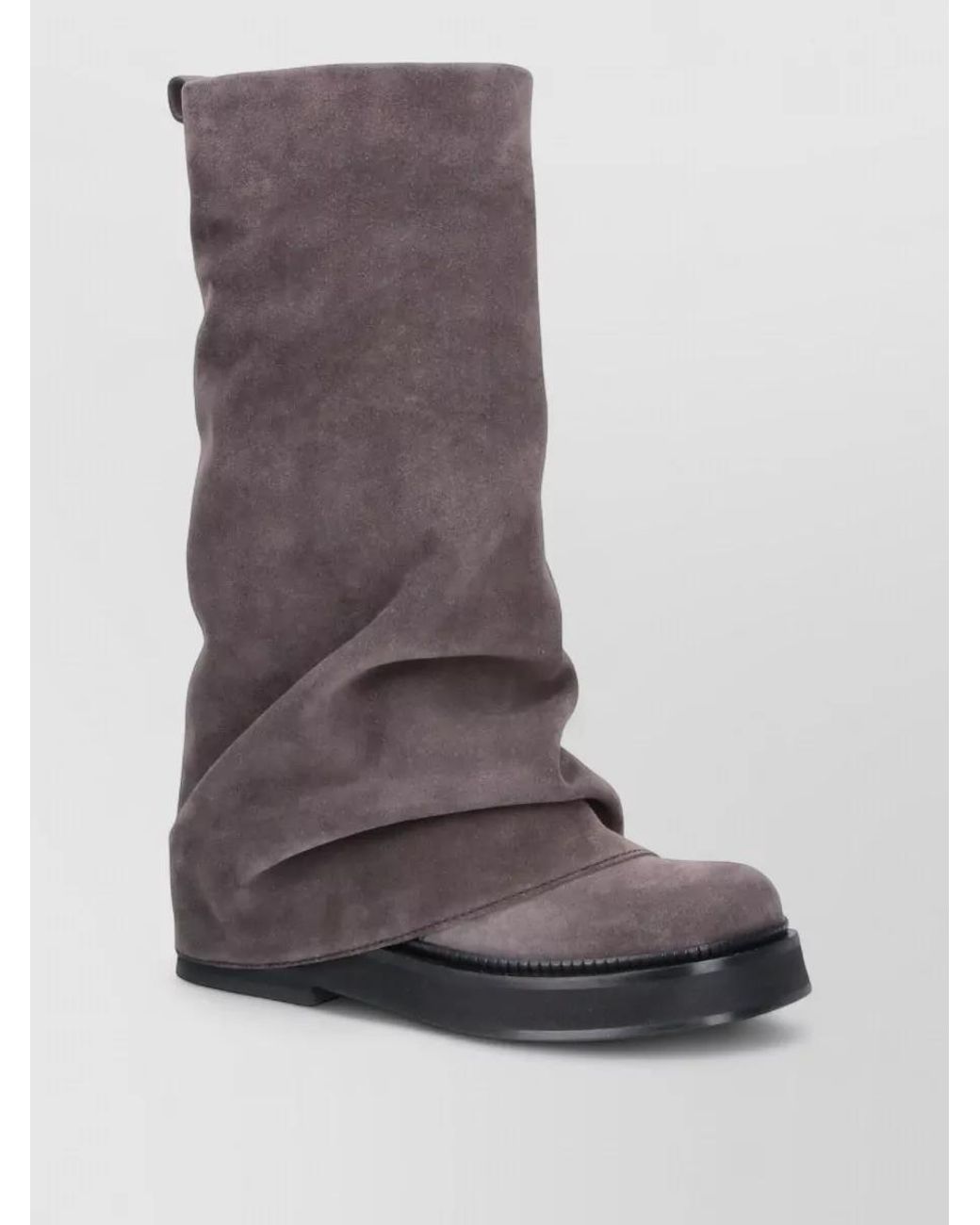 The Attico Brown Leather Ankle Boots