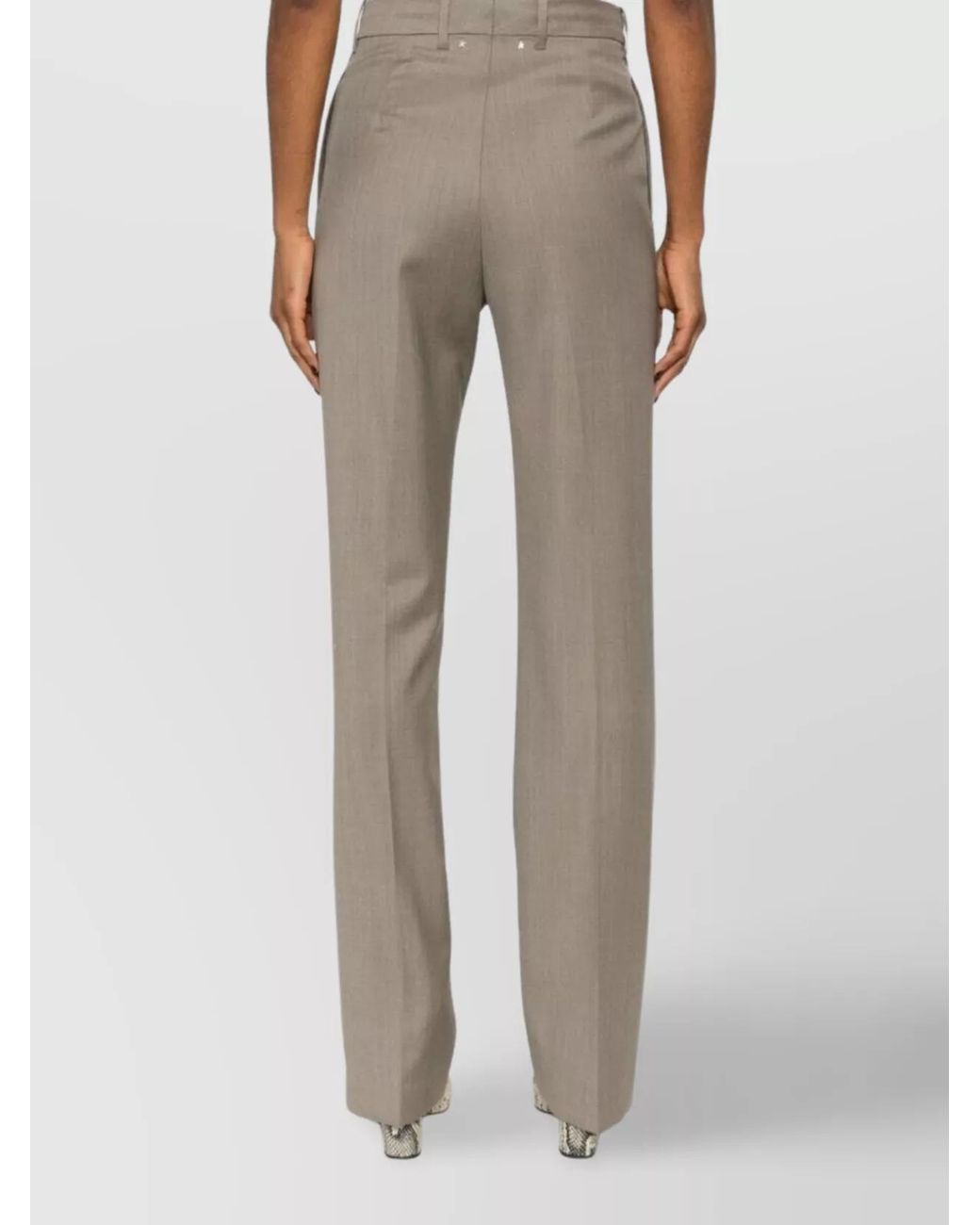 Golden Goose Deluxe Brand Gray Virgin Wool Relaxed-Fit Straight Trousers
