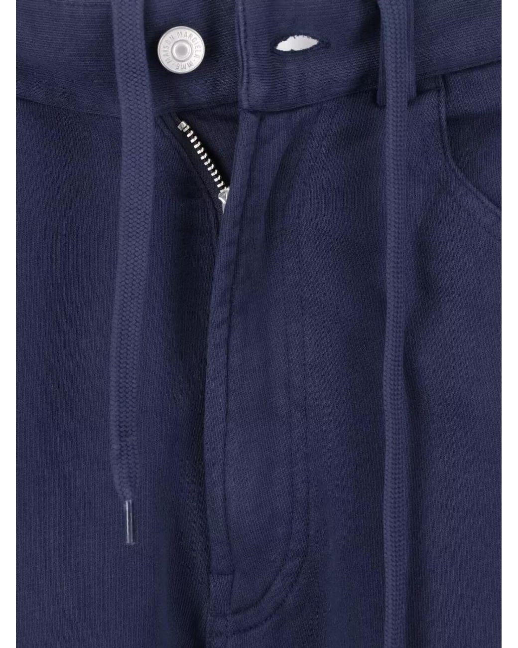 MM6 by Maison Margiela Blue Straight-Leg Denim Jeans