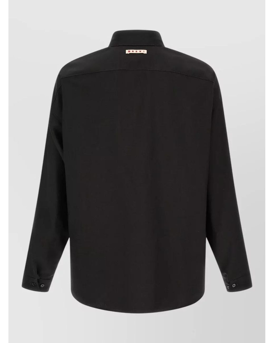 Marni Black Virgin Wool Shirt for men