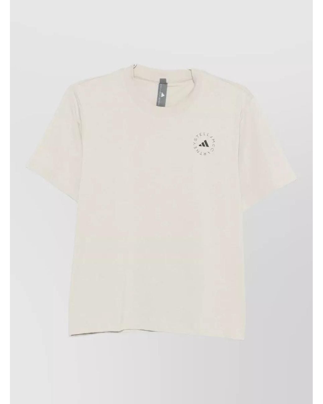 Adidas By Stella McCartney White Logo T-Shirt
