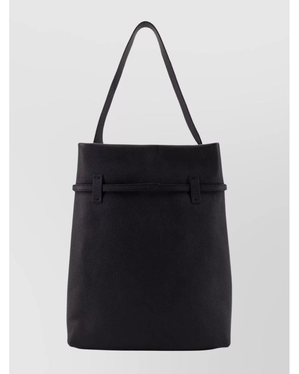 MANU Atelier Black Everyday Leather Shoulder Bag