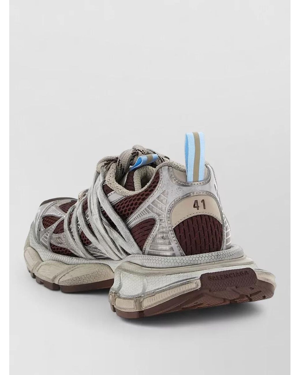 Balenciaga Metallic 3Xl Interlace Low-Top Sneakers