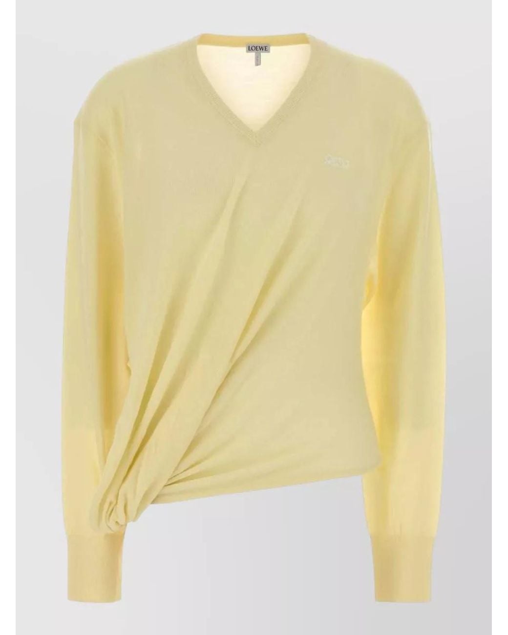 Loewe Yellow Wool Sweater