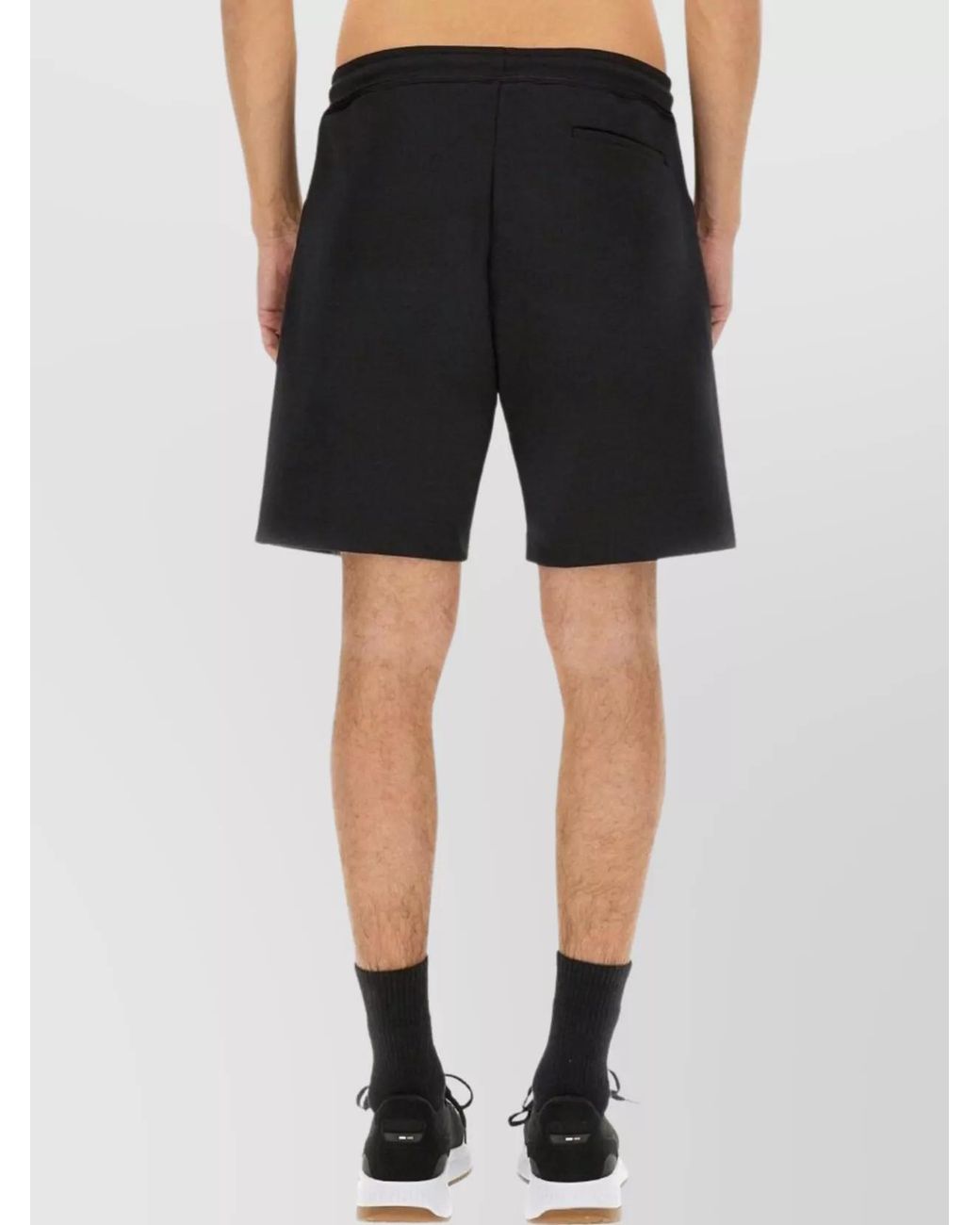 Boss Black Jersey Chino Shorts for men