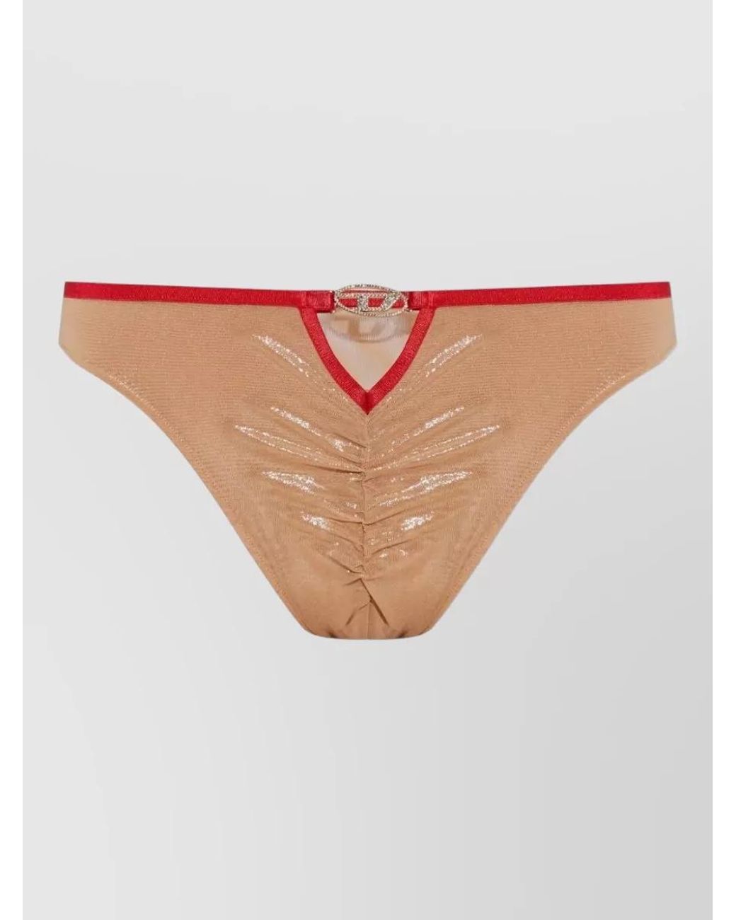 DIESEL Multicolor Embellished Ruched Briefs
